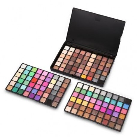 POPFEEL 162 Color Eye Shadow Palette Matte Glitter Powder Makeup Set (#001)