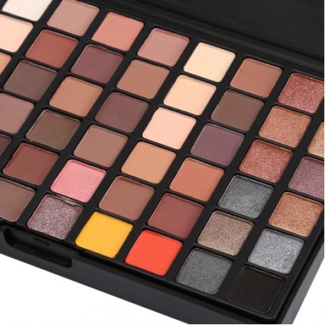 POPFEEL 123 Colors Pearl Matte Eyeshadow Blush Powder Cosmetic Makeup Palette   (BLACK)