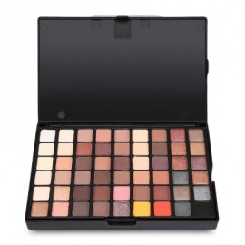 POPFEEL 123 Colors Pearl Matte Eyeshadow Blush Powder Cosmetic Makeup Palette   (BLACK)