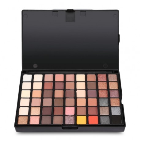 POPFEEL 123 Colors Pearl Matte Eyeshadow Blush Powder Cosmetic Makeup Palette   (BLACK)