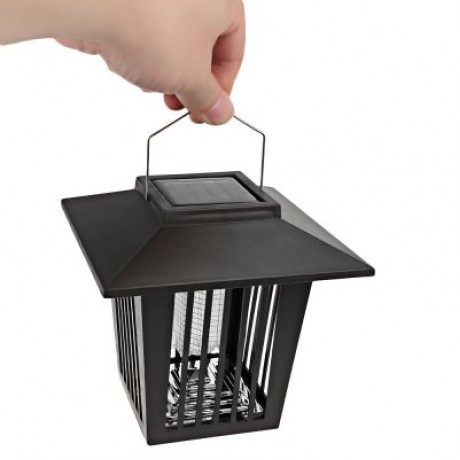 Solar Mosquito-killing Lamp Outdoor Villa Community Lawn Lighting (BLACK)