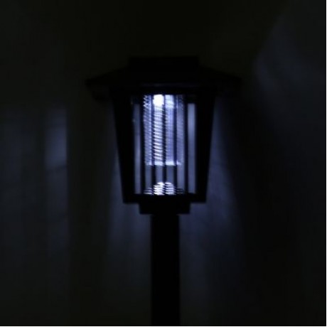 Solar Mosquito-killing Lamp Outdoor Villa Community Lawn Lighting (BLACK)