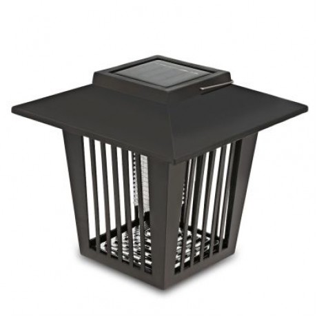 Solar Mosquito-killing Lamp Outdoor Villa Community Lawn Lighting (BLACK)