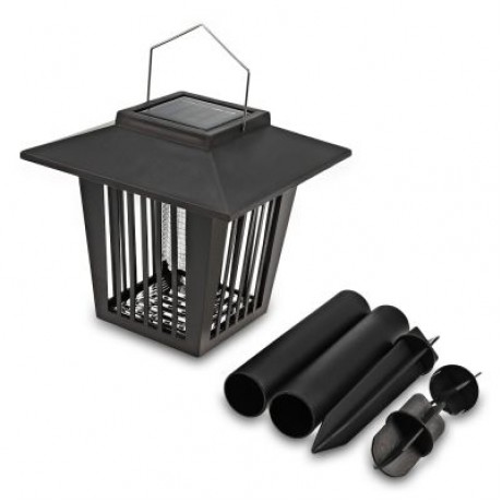 Solar Mosquito-killing Lamp Outdoor Villa Community Lawn Lighting (BLACK)