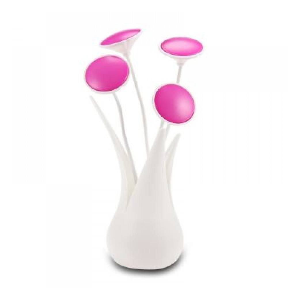 Portable LED USB Light Sensor Nursing Night Lamp for Baby Breast Feeding (ROSE RED)