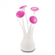 Portable LED USB Light Sensor Nursing Night Lamp for Baby Breast Feeding (ROSE RED)