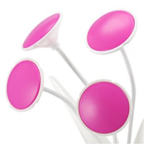 Portable LED USB Light Sensor Nursing Night Lamp for Baby Breast Feeding (ROSE RED)