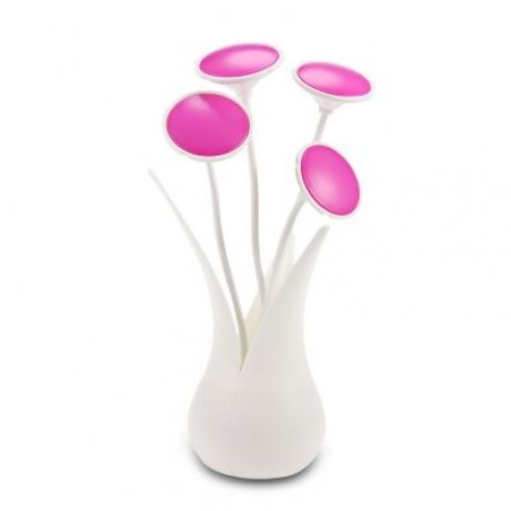 Portable LED USB Light Sensor Nursing Night Lamp for Baby Breast Feeding (ROSE RED)