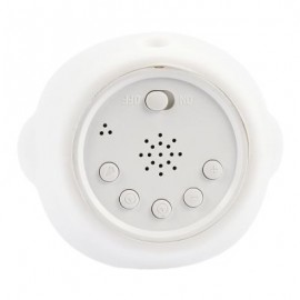 A LED Night Light Penguin Outlook Alarm Clock Silicone Cute Lamp for Children (WHITE)