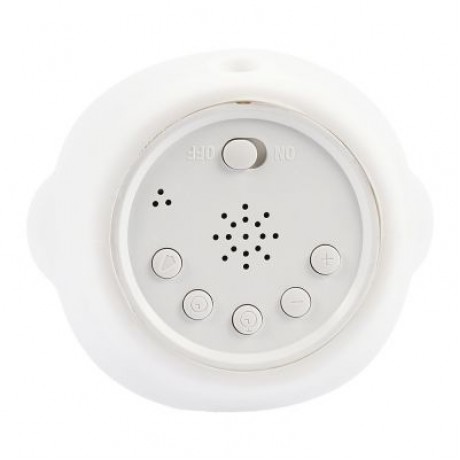 A LED Night Light Penguin Outlook Alarm Clock Silicone Cute Lamp for Children (WHITE)