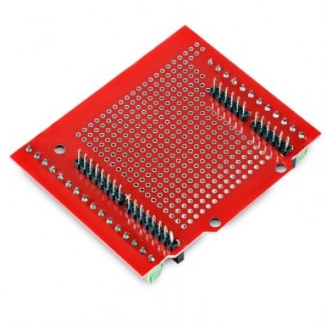 Proto Screw Shield Assembled Prototype Terminal Expansion Board for Arduino (RED)