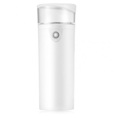 Nano Handy Mist Spray Facial Mister USB Rechargeable Beauty Instrument  (WHITE)
