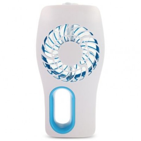 Mini USB Handheld Beauty Moisturizing Fan with Cooling Spray Humidifier (BLUE)