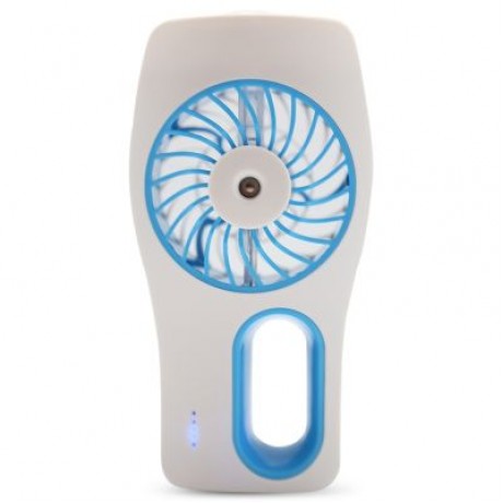 Mini USB Handheld Beauty Moisturizing Fan with Cooling Spray Humidifier (BLUE)