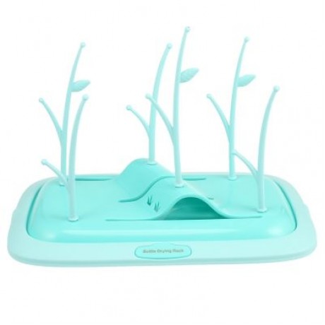 Baby Bottle Drying Rack for Infant Bottles Nipples and Feeding Accessories (LIGHT CYAN)