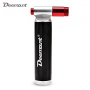 Deemount Portable Mini Bicycle Air Pump Ultra-light Inflator A / V and F / V (BLACK)