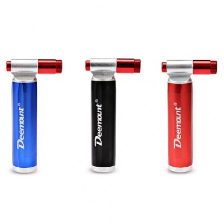 Deemount Portable Mini Bicycle Air Pump Ultra-light Inflator A / V and F / V (BLACK)