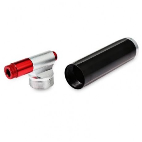 Deemount Portable Mini Bicycle Air Pump Ultra-light Inflator A / V and F / V (BLACK)