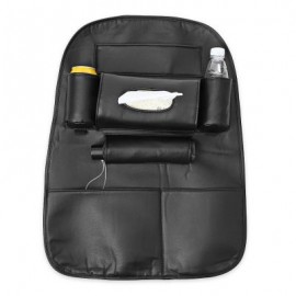 Car Multifunctional Seat Back Hanging Storage Bag (BLACK)