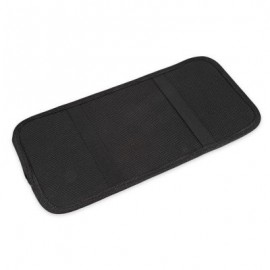 Car Sun Visor CD DVD VCD Holder 10 Discs Storage Clip (BLACK)