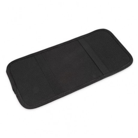 Car Sun Visor CD DVD VCD Holder 10 Discs Storage Clip (BLACK)