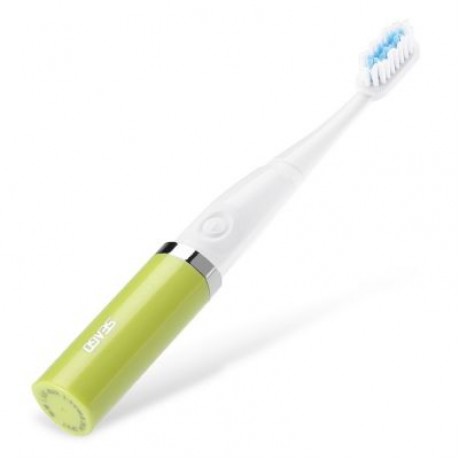 SEAGO SG - 632 Waterproof Sonic Electric Toothbrush with 2 Brush Heads (SLIME GREEN)