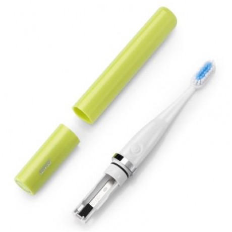 SEAGO SG - 632 Waterproof Sonic Electric Toothbrush with 2 Brush Heads (SLIME GREEN)