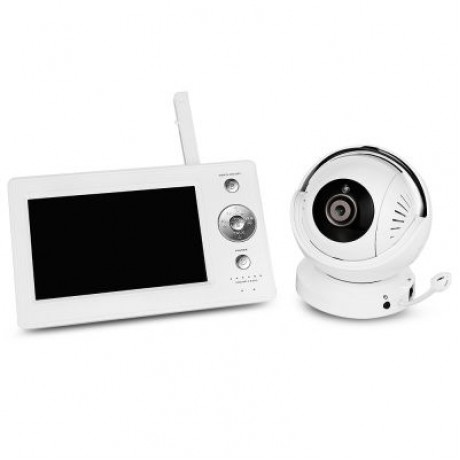 HD Newborn Baby Monitor with Zoomable Night Vision Digital Color Camera (NATURAL WHITE)