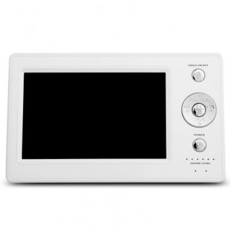 HD Newborn Baby Monitor with Zoomable Night Vision Digital Color Camera (NATURAL WHITE)