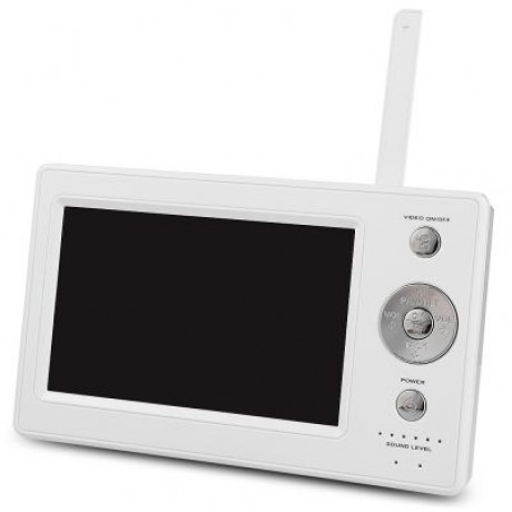 HD Newborn Baby Monitor with Zoomable Night Vision Digital Color Camera (NATURAL WHITE)