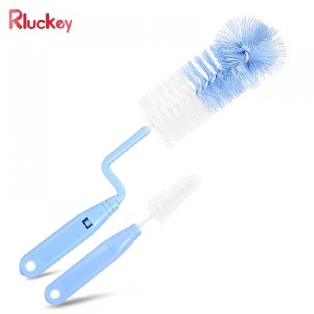 Rluckey Multipurpose Milk Feeding Bottle Rotary Cleaning Brush Washable Set (DAY SKY BLUE) Rluckey Multipurpose Milk Feeding Bottle Rotary Cleaning Brush Washable Set (DAY SKY BLUE)