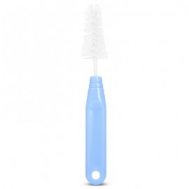 Rluckey Multipurpose Milk Feeding Bottle Rotary Cleaning Brush Washable Set (DAY SKY BLUE)