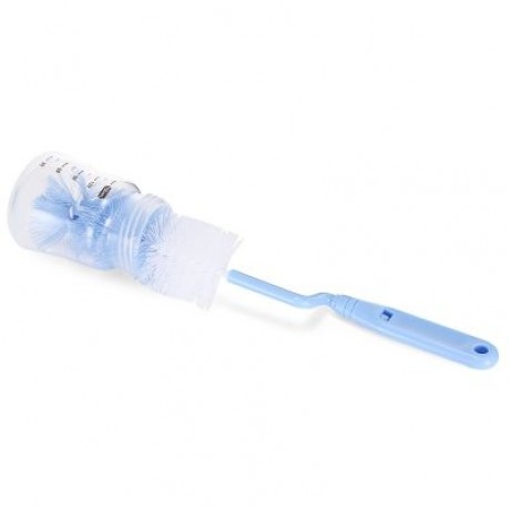 Rluckey Multipurpose Milk Feeding Bottle Rotary Cleaning Brush Washable Set (DAY SKY BLUE)