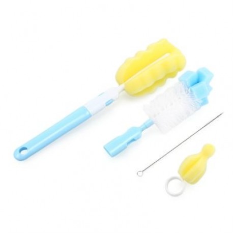Rluckey L - MS004 Baby Nipple Drinking Straw Bottle Brush Cleaning Set (MULTI)