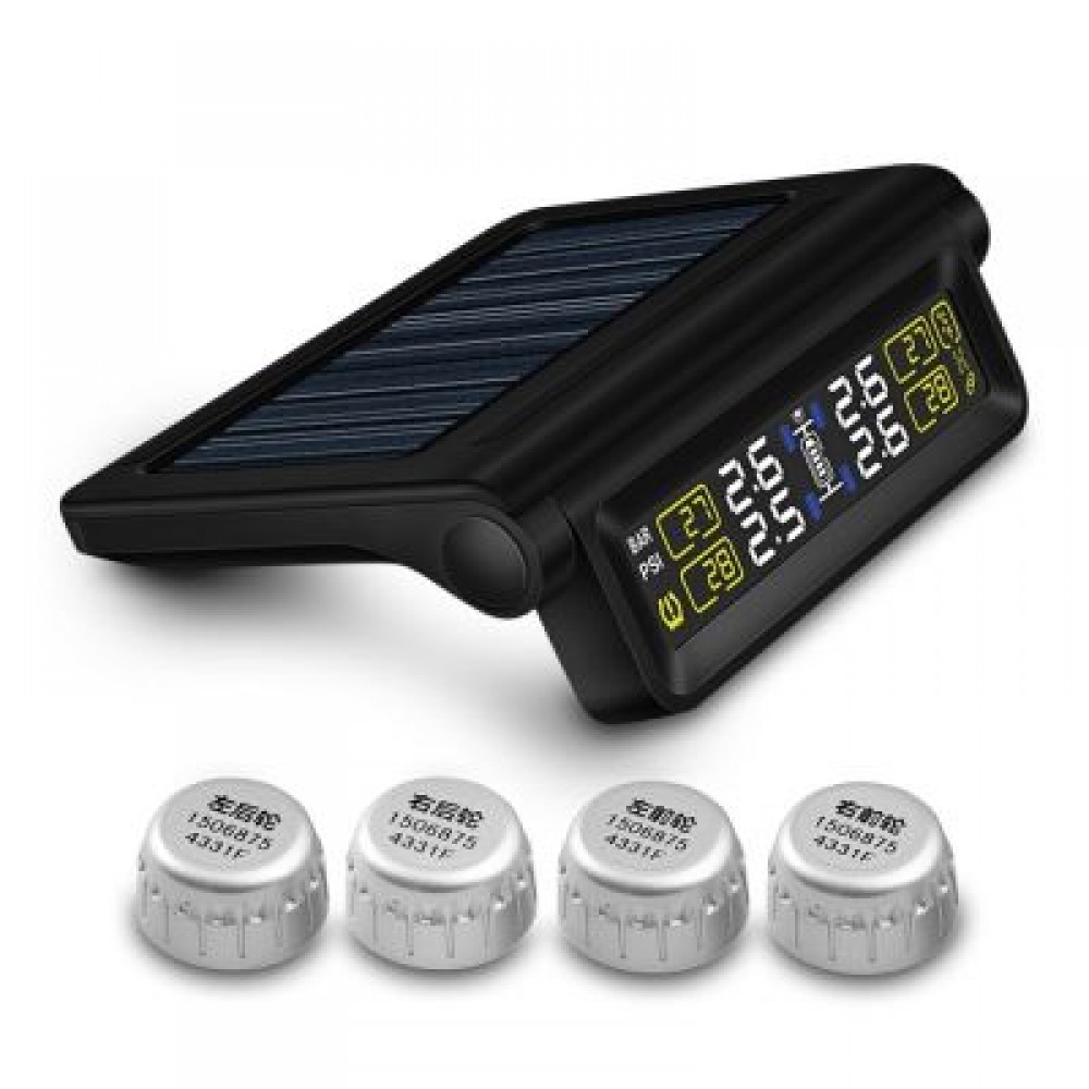 CAREUD T680 Car Wireless External Tire Pressure Temperature Monitoring System  (BLACK)