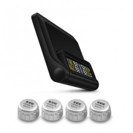 CAREUD T680 Car Wireless External Tire Pressure Temperature Monitoring System  (BLACK)