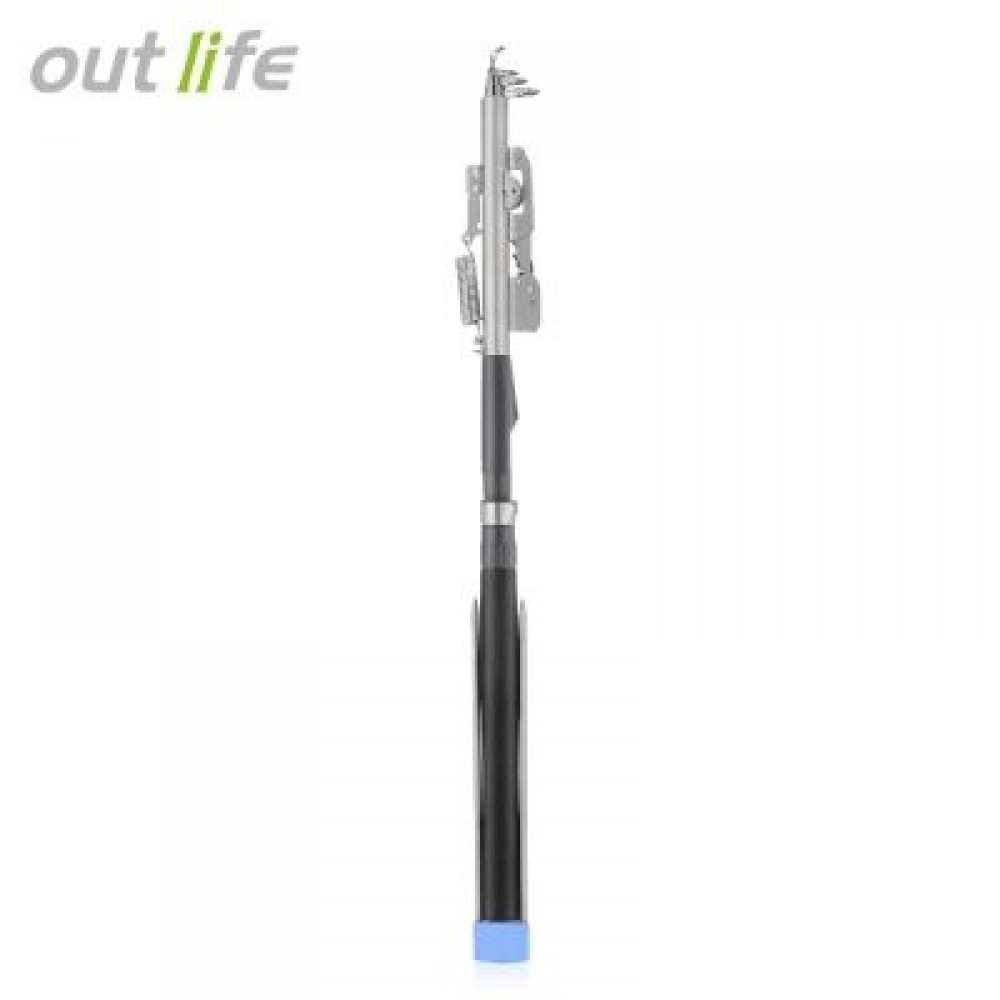 Outlife Upgraded Version Automatic Fishing Rod Sensitive Telescopic Fish Pole (GRAY DOLPHI
