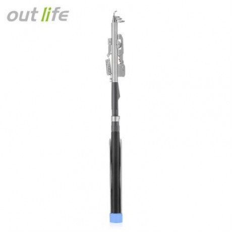 Outlife Upgraded Version Automatic Fishing Rod Sensitive Telescopic Fish Pole (GRAY DOLPHI
