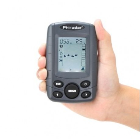 Phiradar FF108A Fish Finder Wired Portable Fishing Equipment Outdoor Tool (GRAY)