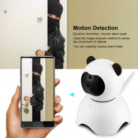 LY - 100PD6 1080P HD WIFI CAMERA FOR HOME SECURITY (WHITE)