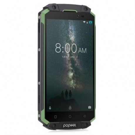 poptel P9000 MAX 4G Phablet IP68 MTK6750V Octa Core 4GB RAM 64GB ROM 9000mAh (GREEN)