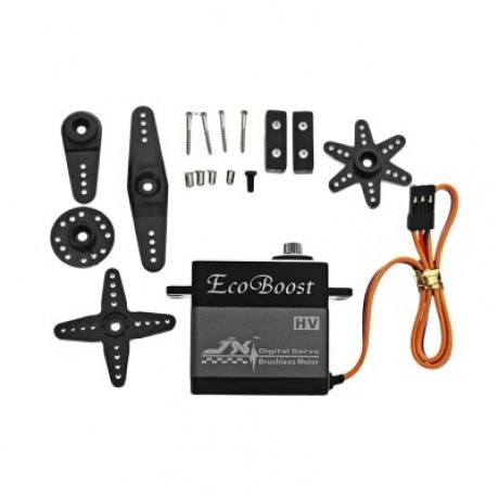 JX Ecoboost BLS6534HV 33KG Large Torque 180 Degree Digital Brushless Servo (BLACK)