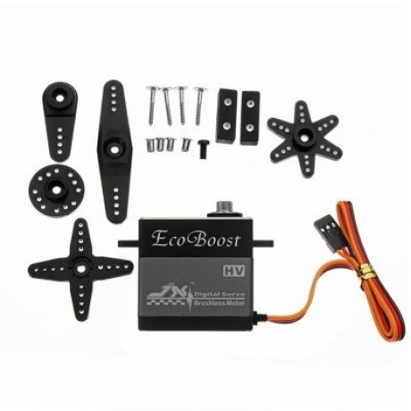 JX Ecoboost BLS6520HV 19KG Metal Gear Large Torque Digital Servo (BLACK)