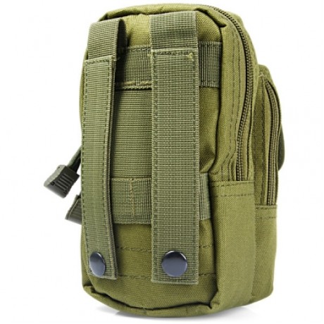 X2 Outdoor Mobile Phone Pocket Waist Bag Sundries Pack Hiking Cycling Supplies (BLACK)