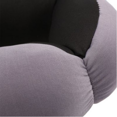 A Annular Nap Pillow Office Lazy Sleep Cushion Blinker Circle Neck Protection (BLACK)