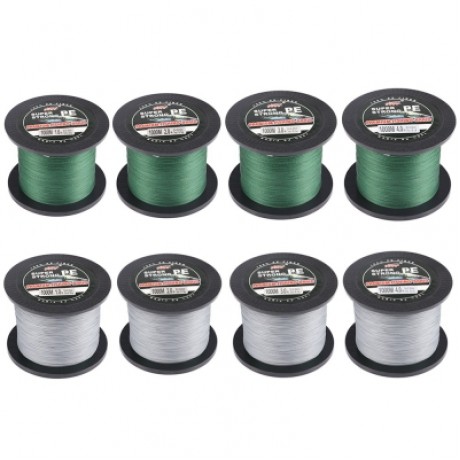 Yudeli 1000m 4 Strands Super Strong PE Braided Fishing Line (GREEN)
