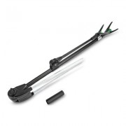 Fish Rod Stand Bracket Angle Adjustable Field Cutting Fishing Holder Tool (BLACK)