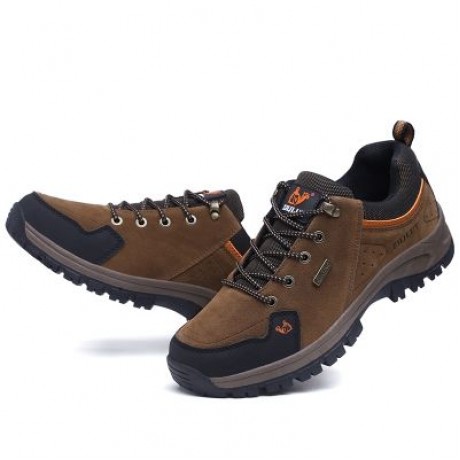 Men's Outdoor Sports Non-slip Hiking Shoes (BROWN)