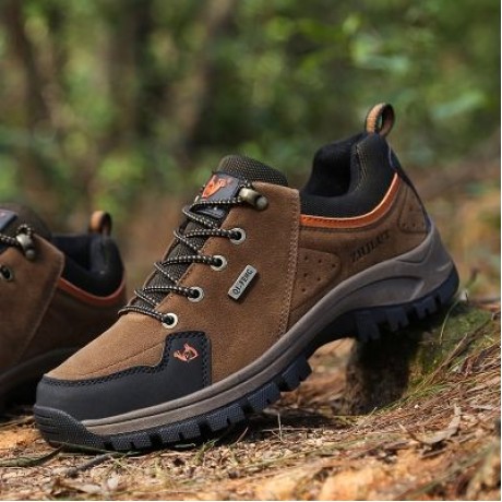 Men's Outdoor Sports Non-slip Hiking Shoes (BROWN)