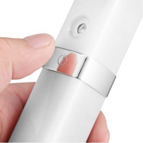 Portable Facial Mist Sprayer Machine for Face Skin Care Home Office Travel (WHITE)